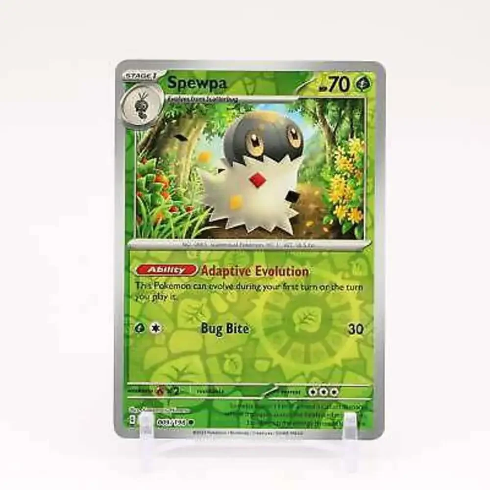 Scarlet and Violet Scarlet & Violet Reverse Holo 009 Spewpa